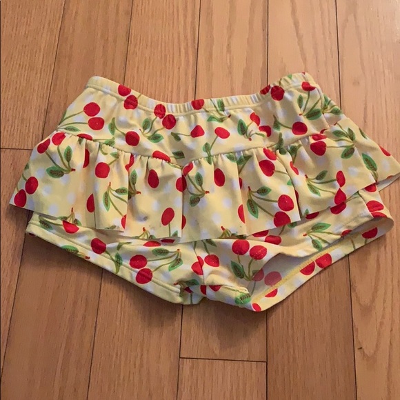 Cherry Skirt-Shorts bathing suit bottom girls - Picture 2 of 2